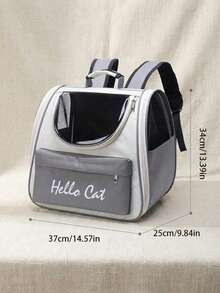 Premium Comfort Cat Carrier Backpack Wide View Large Window Design Duty Functional Travel Outdoor Traveled Walkin Shoulders Backpacks Travel Season - Multicolor - View 12