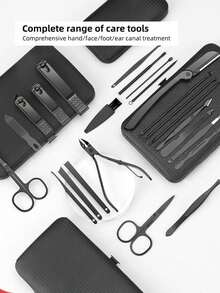 7/0/18/24Pcs Nail Clipper Set, Professional Manicure Set, Foot Care Tool Set, Unisex Nail Care Set, Manicure Set, Hand And Foot Care Set, Nail Clipper Set, Suitable For Fingernails And Toenails, Portable Care Set, Suitable For Travel Or Home Use, Perfect Holiday Gift For Men And Women - Multicolor - View 2