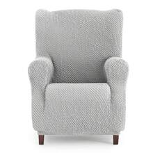 Kiva Funda Sillón 1 Plaza Orejero Universal y Versátil, Varios Colores Disponibles – Funda Sillón Protector Fácil de Colocar para Respaldo, Asiento y Brazos - Envío GRATIS ✅ Entrega 24/48h a España (península) - Gris Thor - Ver 3