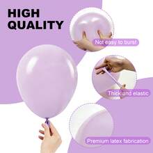 29PCS Purple Pink Party Balloon Set Round Helium Balloon Birthday Decoration, Romantic Luxury, Retirement Party Wedding Birthday Graduation Celebration Home Decoration Birthday And Themed Party Supplies - Purple Pink - 查看 8