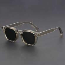 Bohemian Retro Fashion Glasses, Men's Polygon Frame High-Quality For Outdoor Travel, Beach Accessories, Summer Beach Vacation, Outdoor Activities - Multicolor - View 7
