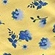 黃底碎花藍白格