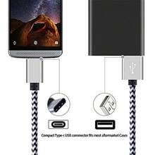 60W USB-C 快充线，尼龙编织，3米/2米/1米长度可选，兼容 17/16/15 系列、安卓智能手机、Pixel 以及所有支持 USB-C 的设备 - 查看 5