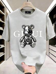 GucciS Modern Elegant And Timeless Classic USA-Shirt-LeeS/DiorSSNew Casual-Shirts Men And WomenUnisex Casual-Shirts - 淺灰色 - 查看 10