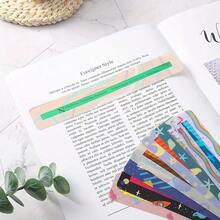 8/16/24pcs Reading Ruler, Dyslexia Guidedreading Strip, Colorful Highlightingreading Rule, Tracking Rule To Guidebeginners/Students To Readindependently - Multicolor - View 6