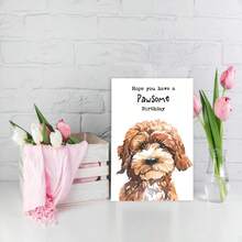 1Pc Funny Dog Birthday Card, Poor Dog Design, "Wishing You A PAwSoMt Birthday", Suitable For Pet Enthusiasts Birthday Gift, Fun Birthday Gift, Different Birthday Decorations, High Quality - View 7
