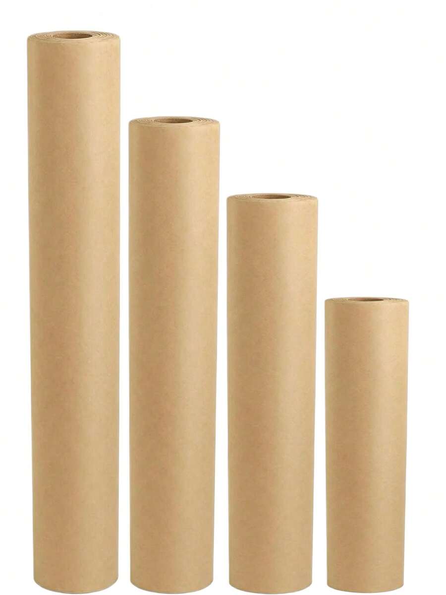 Giấy Kraft nâu dạng cuộn, nhiều kích cỡ khác nhau, giấy gói Kraft tự nhiên, thích hợp để gói quà, đóng gói, chuyển nhà, gửi thư, vận chuyển, bưu kiện, tranh treo tường, đồ thủ công mỹ nghệ, bảng thông báo, đồ dùng cắm hoa, quà sinh nhật, trải sàn hoặc khăn trải bàn.