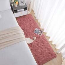 Soft Runner Rug for Bedroom Living Room Plush Fluffy Rug 2x6 Feet Shag Furry Runner Rug Carpet Non Shedding for Nursery Girls Room Home Decorative Blush - Camino de mesa de 2 x 6 - Ver 7