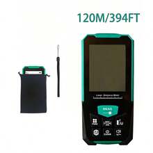 Laser Distance Meter - Green Light, Real Time Angle Function, Multiple Measurement Modes, M/In/Ft Switching, 2.4 Inch LCD Screen, Applicable To Architecture And Home Decoration, 5 Range Options: 164FT/ 328FT/ 394FT/ 492FT/ 656FT(Without Battery) - Green Light - View 13