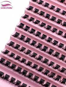 DIY Eyelash Extension Kit, D-Curl Mixed Length 10-16mm Individual False Eyelashes - D - View 2