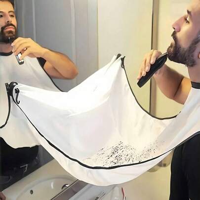 Bộ 3 tạp dề cắt tóc/cạo râu màu đen trơn đơn giản, chống thấm nước, có thể tái sử dụng, chống rụng tóc, thích hợp cho cả nam và nữ, dùng trong salon, nhà cửa, phòng tắm, căn hộ, đồ dùng thiết yếu cho gia đình, vệ sinh nhà cửa, quà tặng năm mới, Ngày Valentine, Ngày của Cha, Ngày của Mẹ, tốt nghiệp, sinh nhật.