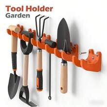 3 piezas Ganchos de jardín - Este gancho de almacenamiento de herramientas, estante de almacenamiento montado en la pared, perchero minimalista, gancho ligero, está hecho de material plástico duradero. Es un gancho multifuncional adecuado para herramientas de limpieza del hogar. - Soporte para herramientas de jardín - Ver 11