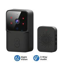 The Smart Doorbell Features High-Definition Video From The Camera And Enhanced Night Vision, As Well As A Voice-Changing System. The WiFi Video Doorbell Has A Two-Way Intercom Function And Is Rechargeable, Enabling Seamless Home Monitoring - Black - View 8