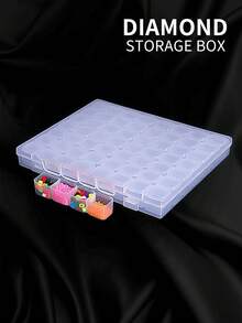 1pc/2pcs DIY Diamond Painting Diamond Storage Box, Sorting Box With 28 Grids Or 56 Grids To Choose From - Drill Disk - View 7