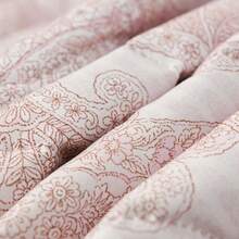 Edredom refrescante ultramacio (1 peça) - Roupa de cama leve para todas as estações com estampa floral boêmia moderna, 100% poliéster, lavável à máquina, ideal para camas de solteiro/casal, hotéis, camping e decoração de casa. Roupa de cama de luxo com qualidade de hotel | Design de acolchoamento moderno | Técnica de relevo ondulado, adequada para todas as estações. - Rosa Empoeirado - Ver 7