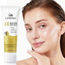 4倍亮白姜黄酸高效美白面霜，蕴含姜黄酸、阿魏酸和烟酰胺。精准淡化色素沉着，均匀肤色，淡化瑕疵，同时具有修护和保湿功效。令肌肤焕发健康年轻光彩。60克 - 麴酸 - 查看 11