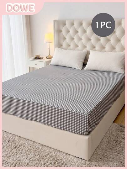 1 tấm ga trải giường in họa tiết, kích thước 30cm, 100% sợi polyester, nhẹ và thanh lịch, mềm mại như mây, phong cách tối giản hiện đại cho phòng ngủ, phù hợp với nhiều kích cỡ giường.