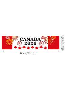 1面2026年世界杯10国世界杯足球赛手持加油旗，氛围装饰拍照道具，国旗加油道具，阿根廷、巴西和其他热门国家队涤纶旗，足球迷居家观赛必备，酒吧主题装饰 - A - 查看 15