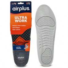Airplus Ultra Work Memory Plus Shoe Insoles for All Day Comfort and Foot Pain Relief Mens Size 7-13 - negro - Ver 8
