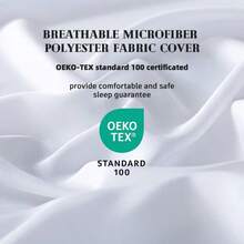 Comforters Queen Size, Duvet Insert, White All Season Duvet, Lightweight Quilt, Down Alternative Hotel Comforter (White, Queen 88x92 Inches) - trắng - Xem 3