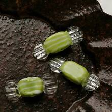 5颗ins风定制手工玻璃糖果波点条纹珠子DIY手链、手机链、首饰配件 - 糖果 - 查看 9