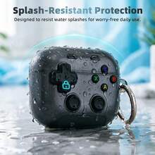 游戏手柄造型耳机保护套，适用于 4/Pro2/Pro3，通用款，带支架夹，防摔 - 彩色 - 查看 6