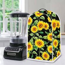1 Household Blender Dust Cover, Geometric Floral Pattern, Small Appliance Protection Cover, Universal Size Blender Dust Cover, Machine Washable, Suitable For Women's Kitchenware - Full Coverage - View 2