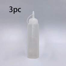 230毫升塑料挤压瓶（1/3/5个装），调味品分装瓶，适用于番茄酱、沙拉酱、巧克力酱和果酱 - 彩色 - 查看 11