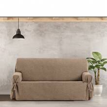 Kiva Universal And Versatile 3-Seater Sofa Cover, Various Colors Available – Easy-To-Fit Protective Sofa Cover For Backrest, Seat And Arms - Beige Troya 2 - View 5