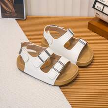 Children's Soft Bottom Sandals, Fashionable And High-End Beach Slippers - White - View 2
