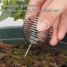 10个装不锈钢自动施肥盒，柱形，防锈，植物生长盒，缓释肥料工具 - 多色 - 查看 2