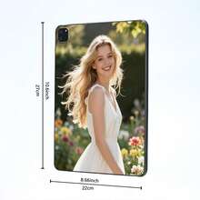 1 chiếc ốp lưng máy tính bảng màu đen mờ tự thiết kế - Cá nhân hóa bằng ảnh của bạn, tương thích với iPad Air/Pro. - Nhiều màu - Xem 3