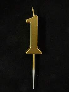 1 pezzo Candele numerate da 0 a 9 in oro carino, adatte per decorare torte di compleanno, celebrazioni di anniversari, ricordi di compleanni e altri eventi festivi - oro - Visualizzare 13