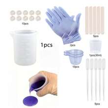 SMI Fine Complete Epoxy Resin Mixing Tools Set, Multi-Size Measuring Cups, Silicone Stir Sticks, Droppers & Gloves, All-In-One DIY Resin Craft Supplies For Beginners - Resin Tools Kit - View 12