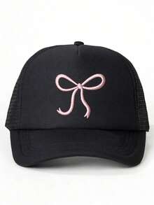 Gorra de béisbol casual y transpirable con bordado de lazo - Multicolor - Ver 14