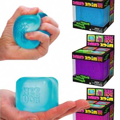 1pc Nice Multifunctional Stress Relief Cube Toy, Suitable For Office, Outdoor And Corporate Environment, Desktop Decor And Giveaways, Adult Popular Decompression Toy, Suitable For Classroom And Travel, Sensory Play