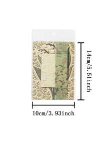 28pcs/Pack Vintage Embossed Embroidery Themed Decorative Paper Notebook Scrapbooking Supplies - Paper Embroidery - View 2