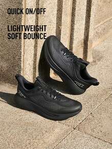 Li-Ning SOFT GO 3 Men's Casual Sports Shoes, Reflective Soft Comfortable Walking Shoes AGLW001 - Black - View 4