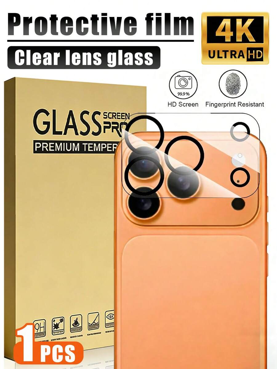 黑色鏡頭保護膜 1片 相機鏡頭保護貼 適用於 iPhone 17 Pro Max 6.9 吋 [相容手機殼] [新版本]，適用於 iPhone 17 Pro/16 Pro Max/15 Pro Max/14 Pro Max/13 Pro Max/12 Pro Max/11 Pro Max 相機保護貼，手機配件，相容手機殼，防刮，透明帶黑色圓圈，母親節禮物、生日禮物、週年紀念禮物 - 無色 - 查看 1