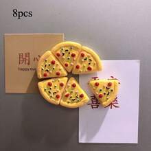 Bộ 2/5/8/10 nam châm tủ lạnh hình pizza dễ thương, nam châm tủ lạnh hình pizza bằng nhựa sáng tạo, chủ đề món ăn ngon, trang trí sáng tạo, thích hợp để trang trí nhà cửa, tủ và đồ nội thất, nam châm trang trí dễ thương, nam châm cá nhân hóa cho tủ bếp, văn phòng, tủ đựng đồ và tủ lạnh máy rửa chén, trang trí nhà bếp, trang trí nhà cửa, quà tặng Ngày của Mẹ, lựa chọn quà tặng hoàn hảo (Giáng sinh, Ngày Valentine, Tốt nghiệp, Sinh nhật), điểm nhấn nhà cửa, nam châm bền, nam châm trang trí, trang trí nhà cửa - Nhiều màu - Xem 12