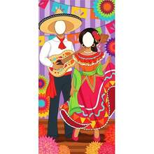 1pc Summer Mexico Couple Photo Frame, Party Theme Photography Backdrop, Mexico Theme Birthday Party Supplies, Mexico Decor, Photography Backdrop Decor, Yard Decor, Party Decor - A - View 8