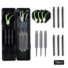 23g Darts Gift Set, Competition & Training Darts, Stainless Steel Dart Set, Suitable For Sisal & Bristle Dartboards - Dark Grey - View 12