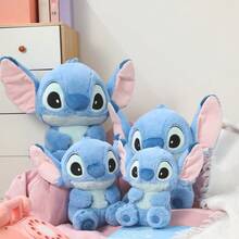 Miniso Disney Stitch Stuffed Animal Plush Doll, Premium Quality Plush Sleeping Pillow, Adorable Sofa Bed Decorations - 藍色 - 查看 4
