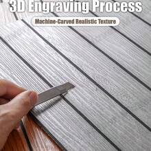 1/8片裝 3D格柵牆面板,1捲現代3D格柵木紋牆面板,自黏防水牆貼,適用於居家臥室客廳牆面翻新壁紙裝飾背景牆,易於安裝,適用於多種表面,適合送給父母和朋友的禮物,可用於廚房、浴室、背景牆、書桌、電器家具貼紙,廚房防水防油,加厚耐熱乙烯基薄膜貼紙 - 木紋格柵 - 查看 3