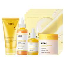 曲酸和姜黄酸护肤套装，含视黄醇和烟酰胺，均匀肤色，舒缓肌肤，完美的母亲节礼物 - 完美的母亲节礼物 - 曲酸撕拉麵膜帶刷 - 查看 7