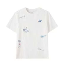Skechers 2026夏季新款男女通用针织T恤和背心，P226U029-0019 - 亮白色 - 查看 1