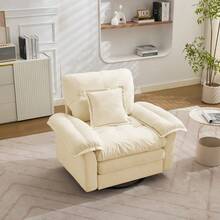 Living Room Chairs - White - View 3