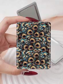 1 chiếc gương trang điểm họa tiết hoa văn Bohemian cổ điển, có thể gập lại, nhẹ, nhỏ gọn, tiện dụng, chất liệu da PU bền, phù hợp cho nhiều dịp, thiết kế họa tiết Paisley cổ điển, cấu trúc gập tinh tế, chắc chắn và chống sốc, dễ dàng mang theo. - Nhiều màu - Xem 17