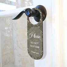 1pc "PLEASE DO NOT DISTURB" Garage/Room Door Sign, Vintage Classic Door Plaque In Multiple Styles - Multicolor - View 11
