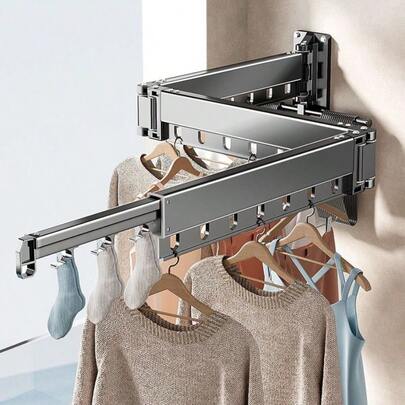 Suporte Para Secagem de Roupas Organização de Lavanderia MS-1103